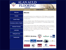 Tablet Screenshot of alanauldflooring.co.uk